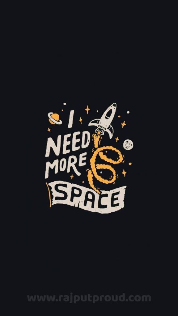 I need more space I need more space
