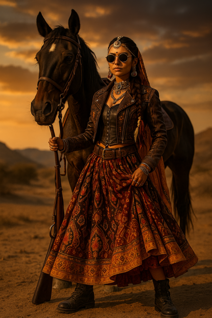 Moto Boho Aesthetic Rajput Girl Images