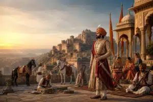 राजपूत गर्व: वीरता परंपरा और संस्कृति का प्रतीक — artistic reconstruction