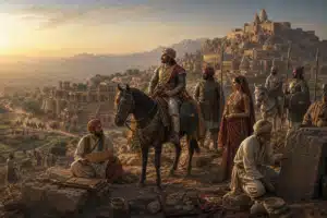 Origin of Rajputs: Historical Theories, Evidence and Interpretations — artistic reconstruction