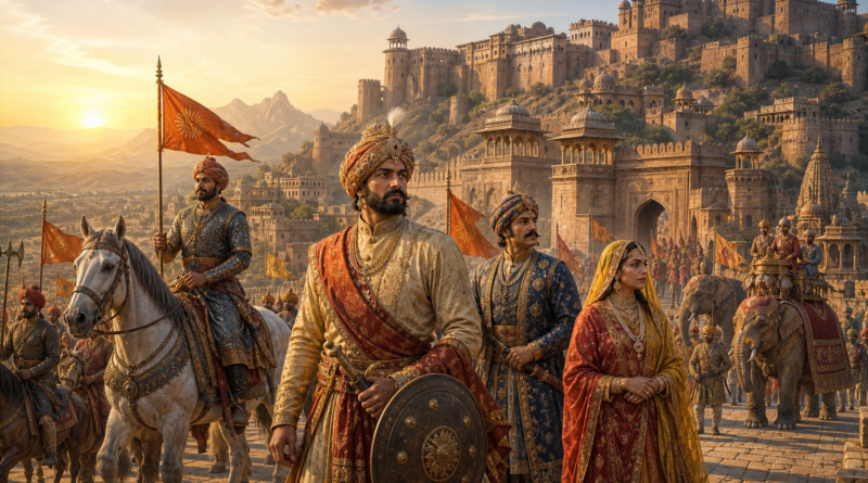 Rajput History: Origins, Kingdoms, Dynasties, Rulers and Rajputana — artistic reconstruction